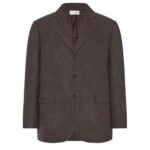 The Row Zach Jacket Brown Melange