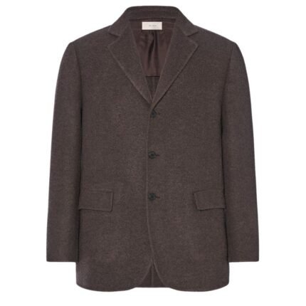 The Row Zach Jacket Brown Melange