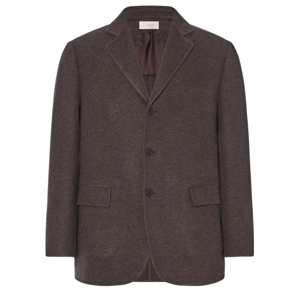 15 The Row Zach Jacket Brown Melange