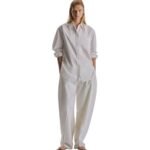 The Row Galileo Pant Off White