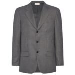 The Row Wren Jacket Charcoal Melange