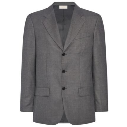 The Row Wren Jacket Charcoal Melange