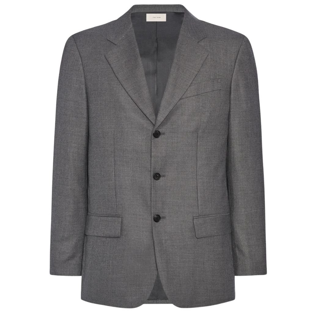 17 The Row Wren Jacket Charcoal Melange