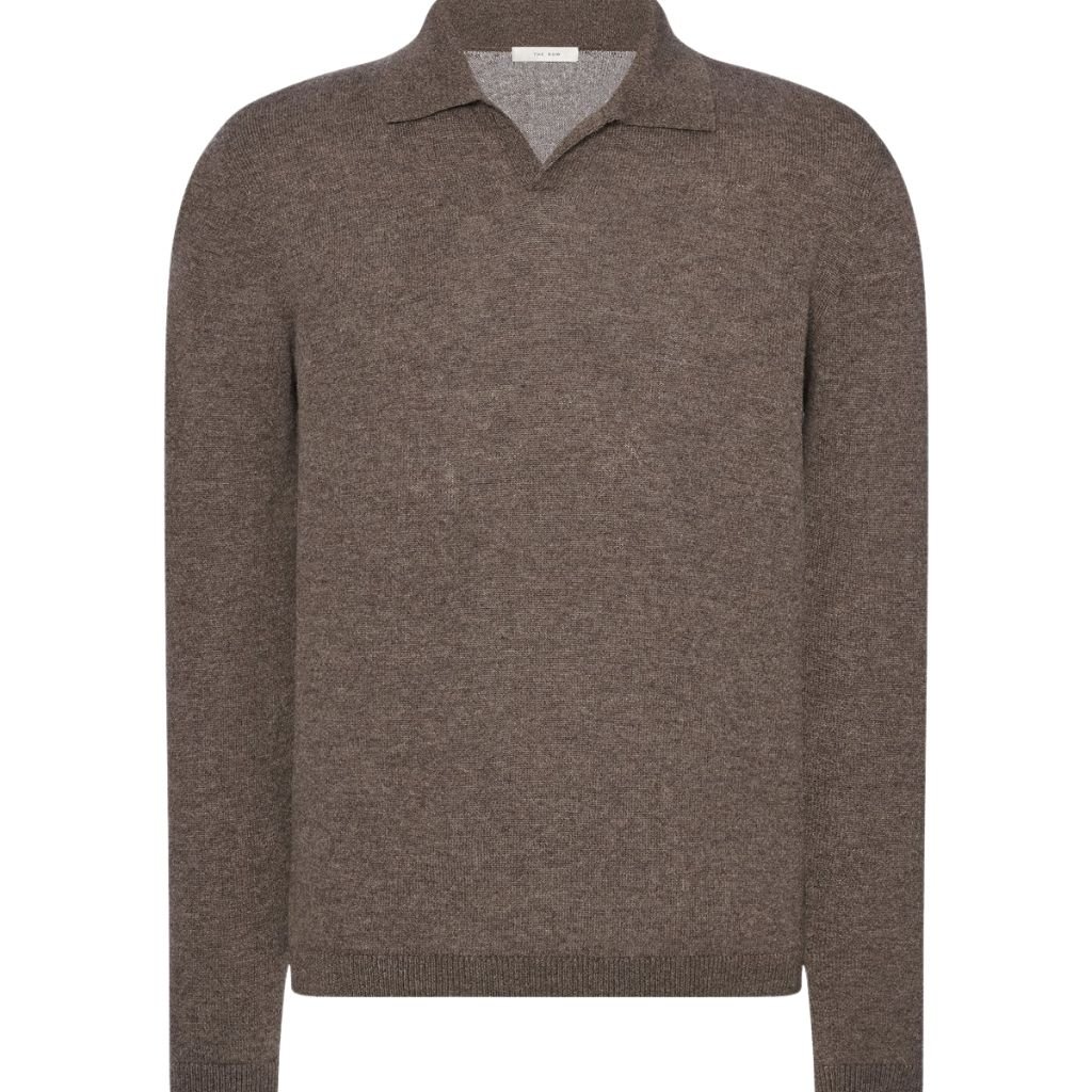 17 The Row Ripley Polo Grey Taupe