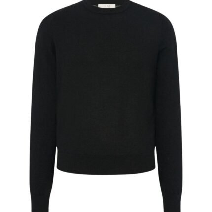 The Row Benji Crew Neck Sweater Black