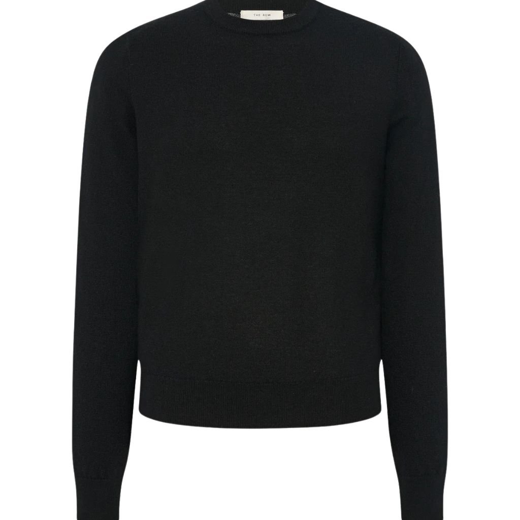 19 The Row Benji Crew Neck Sweater Black