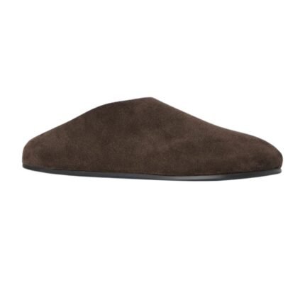 The Row Hudson Slide Lacquer Brown
