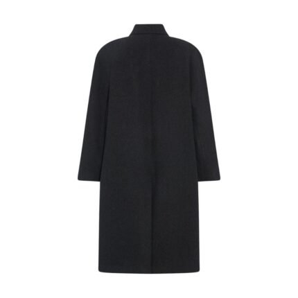 The Row Perlin Coat Dark Charcoal