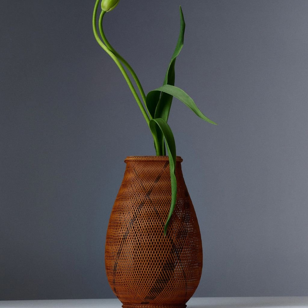 2 The Row Flower Basket with Diagonal Pattern