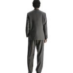 The Row Wren Jacket Charcoal Melange