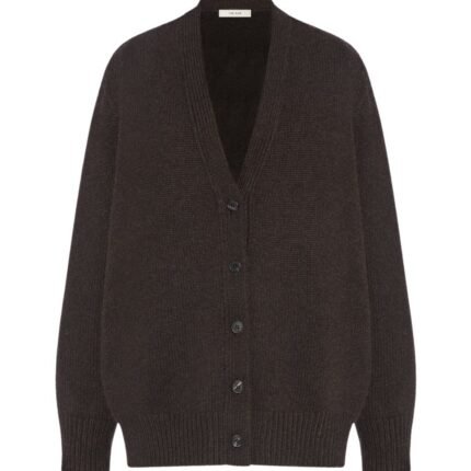 The Row Pranavi Cardigan Dark Brown