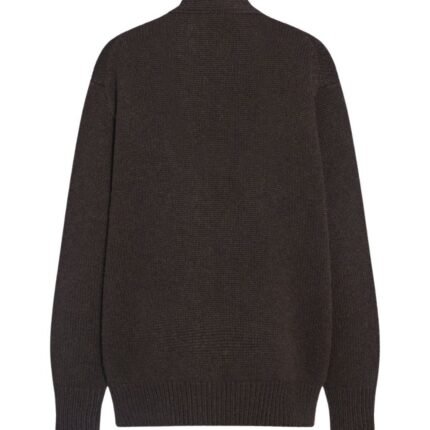 The Row Pranavi Cardigan Dark Brown