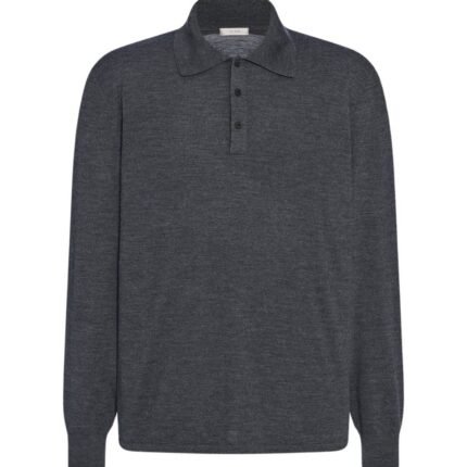 The Row Menville Top Charcoal Melange