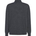 The Row Menville Top Charcoal Melange