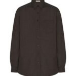 The Row Kardiff Shirt Dark Brown