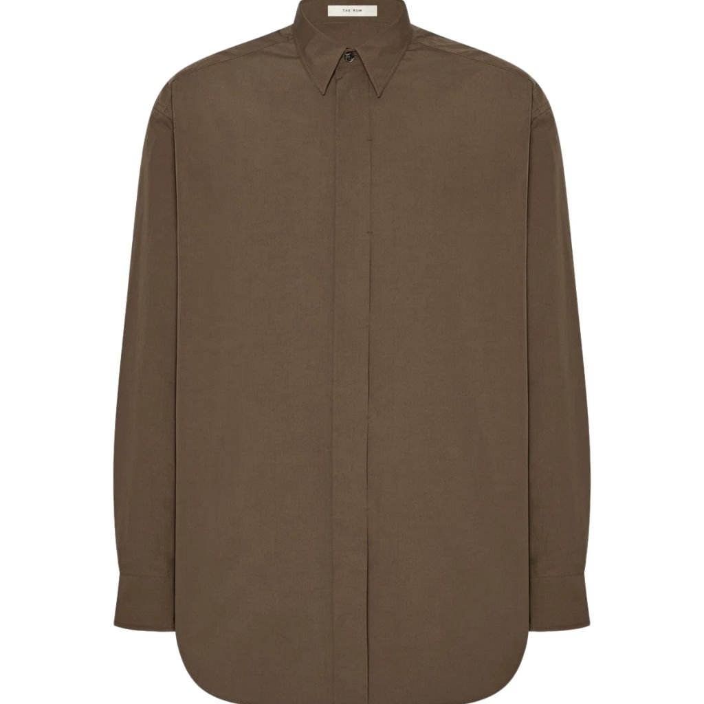 27 The Row Nilo Shirt Nut Brown