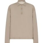 The Row Djon Polo Top Taupe