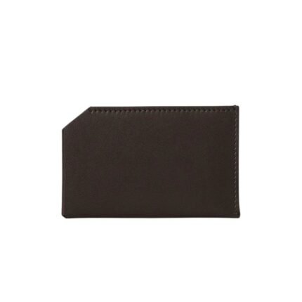 The Row CC Wallet Dark Brown