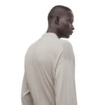 The Row Djon Polo Top Taupe