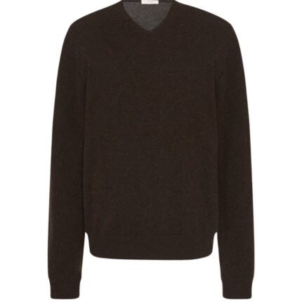 The Row Rod Sweater Brown Melange