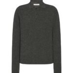 The Row Tiger Polo Medium Grey Melange