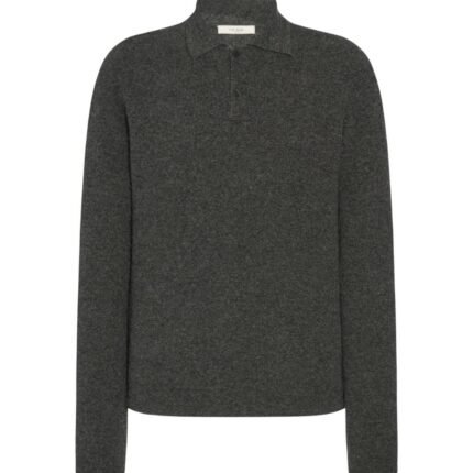 The Row Tiger Polo Medium Grey Melange