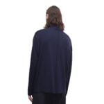 The Row Djon Polo Top Navy