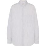 The Row Pace Shirt White Blue Stripe