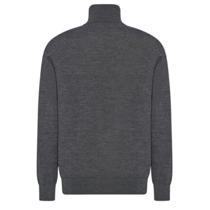 The Row Adlan Turtleneck Charcoal Melange