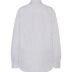 The Row Pace Shirt White Blue Stripe