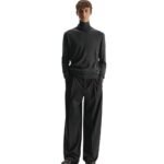 The Row Adlan Turtleneck Charcoal Melange