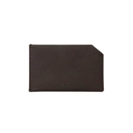 The Row CC Wallet Dark Brown