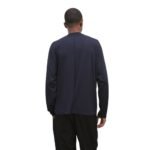 The Row Delsie Mock Neck Top Navy