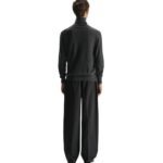 The Row Adlan Turtleneck Charcoal Melange