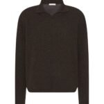 The Row Franz Sweater Brown Melange