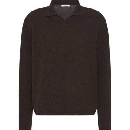 The Row Franz Sweater Brown Melange