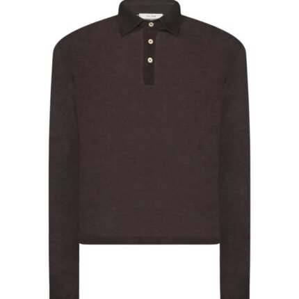 The Row Reyes Top Dark Brown