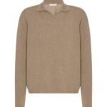 The Row Balzac Turtleneck Charcoal Melange