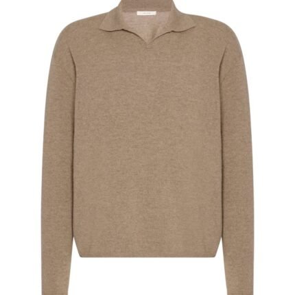 The Row Balzac Turtleneck Charcoal Melange