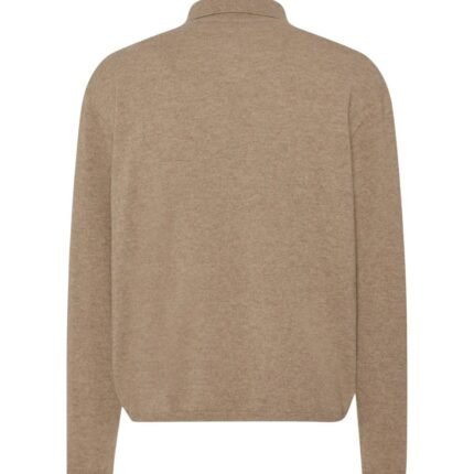 The Row Balzac Turtleneck Charcoal Melange