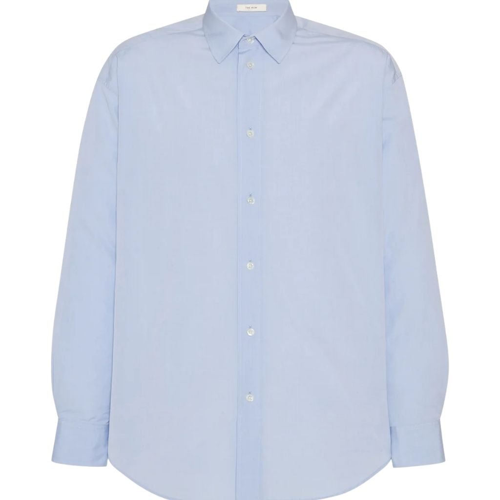 7 The Row Granada Shirt Light Sky Blue