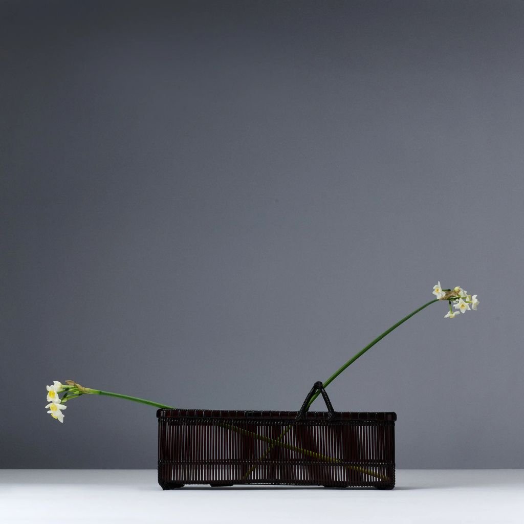 7 The Row Parallel-Line Rectangular Flower Basket