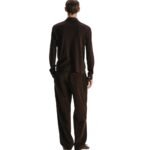 The Row Reyes Top Dark Brown